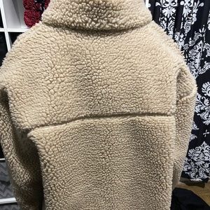 Sherpa button down jacket